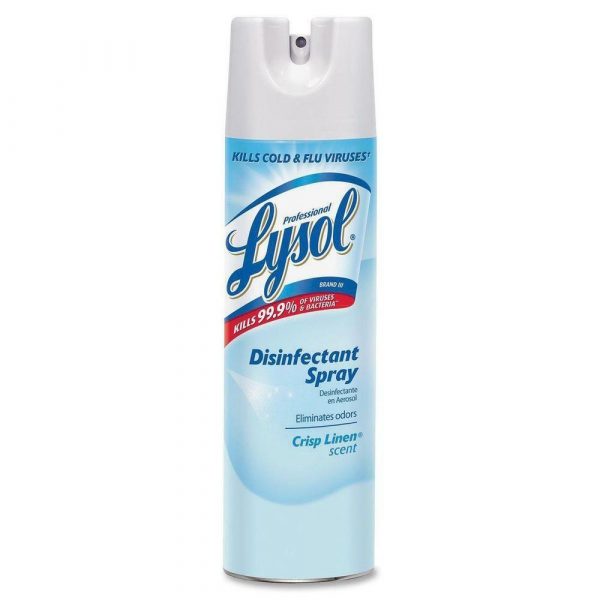 Lysol Crisp Linen Scent Disinfectant Spray 19 oz