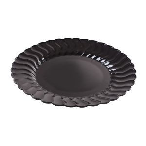 Caterer Choice 9″ Black Plastic Plates 50/pkg