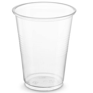 9 oz Clear Polypropylene Plastic Cups 50/pkg