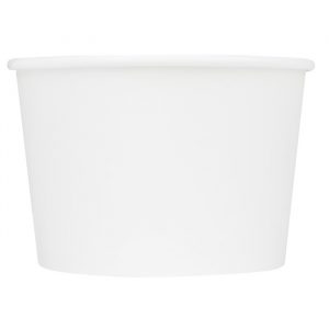 Ecopax 16 oz White Paper Food Container