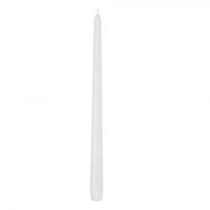 10″ White Taper Candle 8 Hour