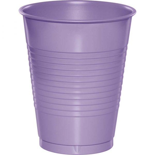 16 oz Luscious Lavender Plastic Cups 20/pkg