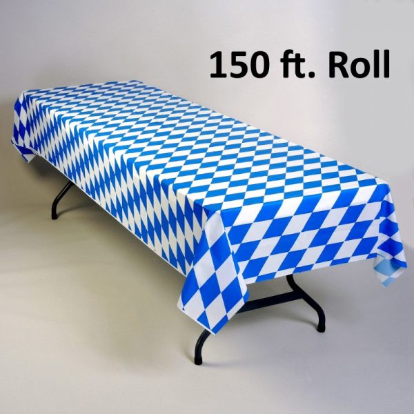 Oktoberfest 40″ x 150′ HD Plastic Table Cover Roll