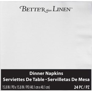 Better Than Linen 1/4 Fold Dinner Napkins 50/pkg