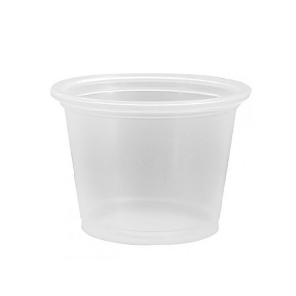 1 oz Clear Plastic Portion Cups 2,500/case