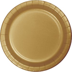Glittering Gold 9″ Paper Plates 24/pkg