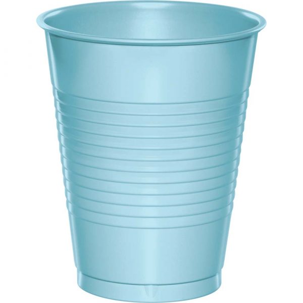 16 oz Pastel Blue Plastic Cups 20/pkg