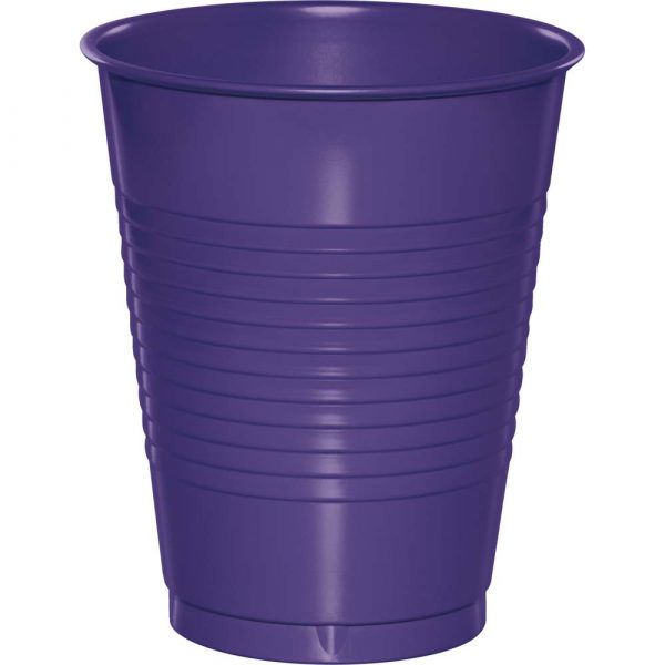 16 oz Purple Plastic Cups 20/pkg