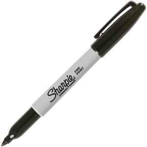 Black Sharpie Fine Point Permanent Marker