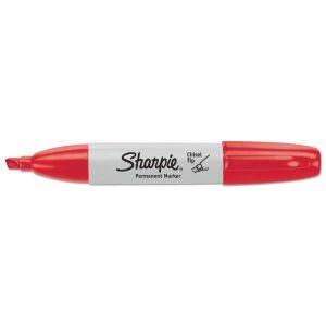 Sharpie Red Chisel Tip Permanent Marker