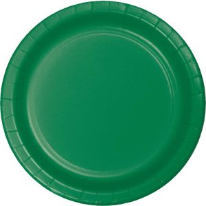 Emerald Green 10" Paper Plates 24/pkg