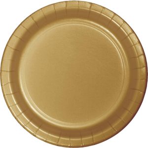 Glittering Gold 10" Paper Plates 24/pkg