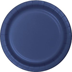 Navy Blue 10" Paper Plates 24/pkg