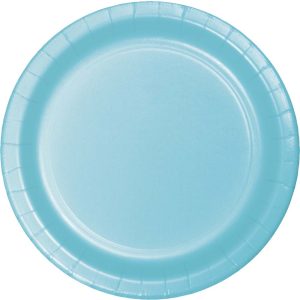 Pastel Blue 10" Paper Plates 24/pkg