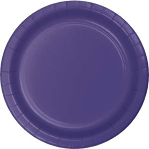 Purple 10" Paper Plates 24/pkg