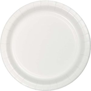 White 10″ Paper Plates 24/pkg