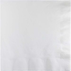 White Lunch Napkins 2-ply 50/pkg