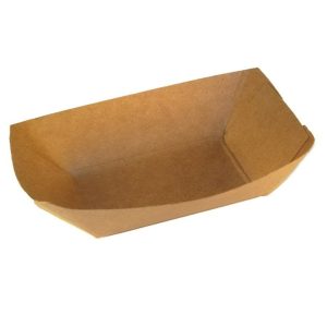 1/2 lb Kraft Paper Food Trays 250/pkg