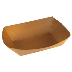 2 lb Kraft Paper Food Trays 250/pkg