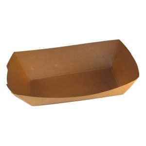 3 lb Kraft Paper Food Trays 250/pkg