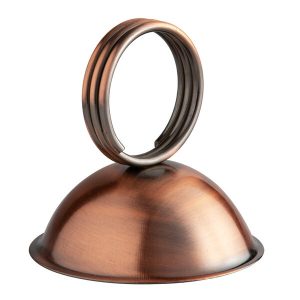 2.5" Bronze Ring Style Place Card Holder