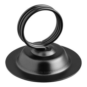2.5" Black Ring Place Card Holder w/ Weighted Base