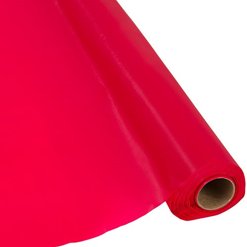 Exquisite Premium Quality Plastic Table Cover Banquet Rolls 40 x 300' Red
