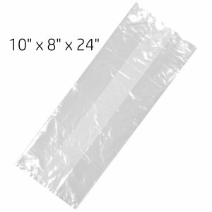 2x3 Flat Poly Bags 6 mil 1000ct, plastic bags, small bags