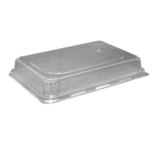 Clear OPS Half Size Sheet Cake Pan Dome Lid - 17 5/8L x 13W x 1 7/8H