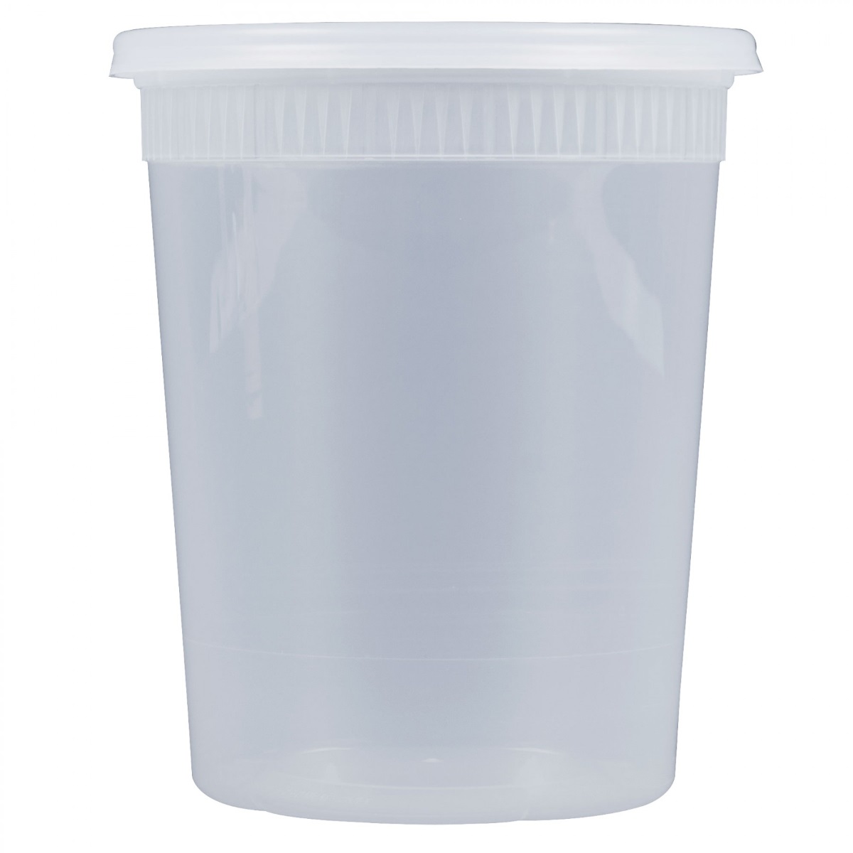 32 oz. Clear Deli Containers and Lids, Case of 240