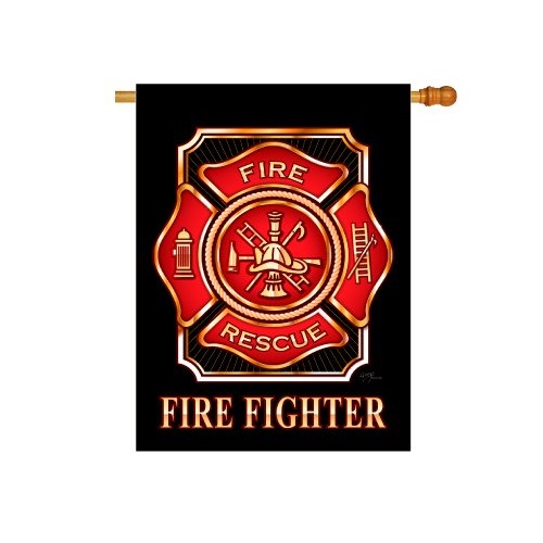 Schorin Company | Fire Fighter House Flag 28