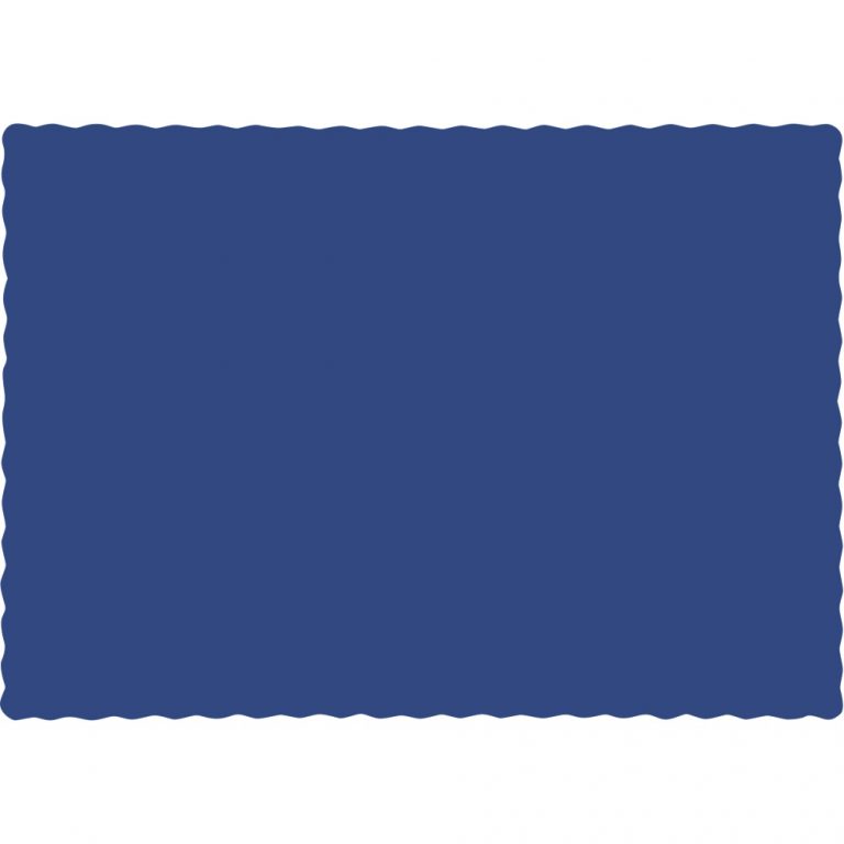 Schorin Company Cobalt Blue Paper Placemats 50/pkg Schorin Company