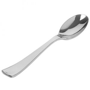 Silver Secrets Heavy Duty Plastic Spoons 25/pkg