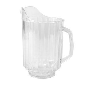 60 oz Heavy Duty Clear Plastic Pitcher 8″ H